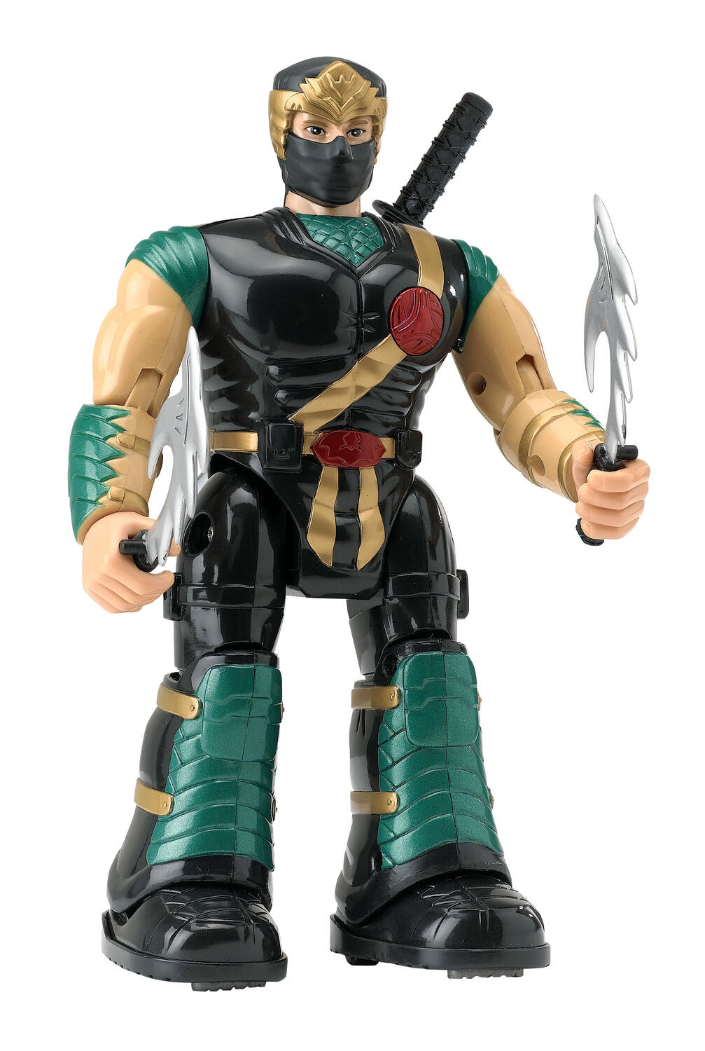 Figurina Ninja cu accesorii, Little Learner, 3518T, 672552051870