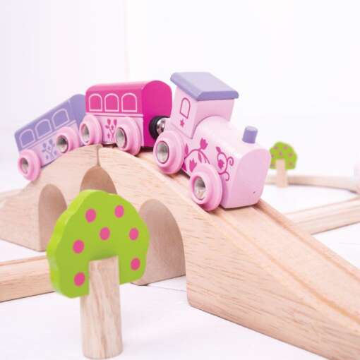 Trenuletul zanelor, BIGJIGS Toys, BJT022, 691621090220 - imagine 7