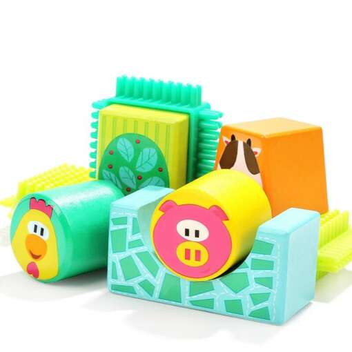 Set de constructie - Animalute de la ferma, Topbright, 120380, 6971325130199 - imagine 2