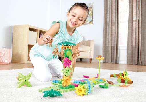 Setul constructorului - maimutele buclucase, Learning Resources, LER9119, 765023091199 - imagine 2