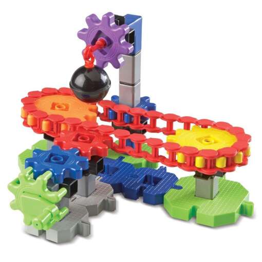 Set de constructie Gears! - Utilaje in miscare, Learning Resources, LER9227, 765023092271 - imagine 5