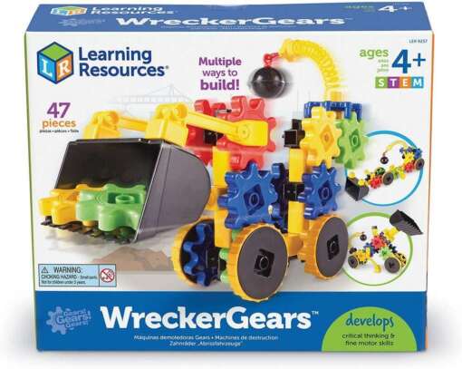 Set de constructie - Gears! Primul meu buldozer, Learning Resources, LER9237, 765023092370 - imagine 7