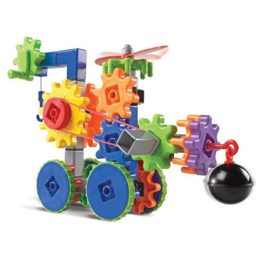 Set de constructie Gears! - Utilaje in miscare, Learning Resources, LER9227, 765023092271