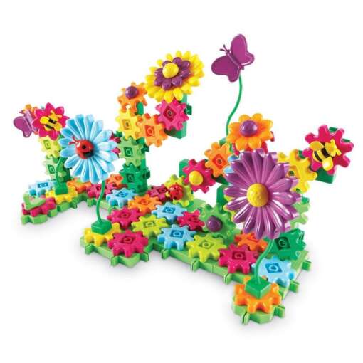 Set de constructie - Gears! Floral, Learning Resources, LER9214-D, 765023092141 - imagine 3