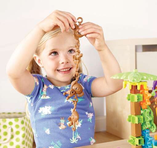Setul constructorului - maimutele buclucase, Learning Resources, LER9119, 765023091199 - imagine 4