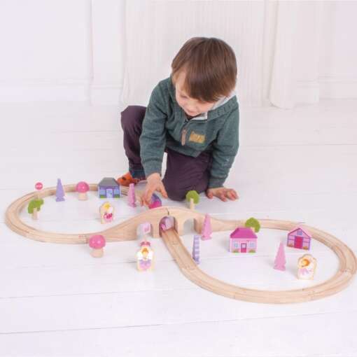 Trenuletul zanelor, BIGJIGS Toys, BJT022, 691621090220 - imagine 10