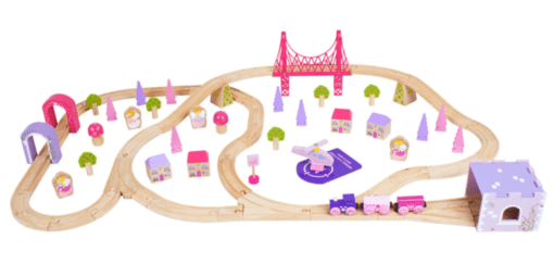 Circuit - Oraselul zanelor (75 piese), BIGJIGS Toys, BJT023, 691621090237 - imagine 2