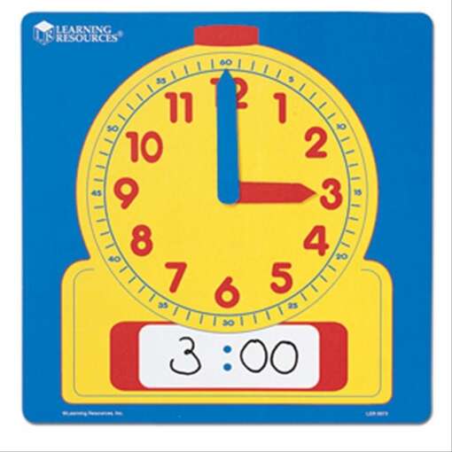 Ceas de masa - sablon, Learning Resources, LER0573, 765023012545