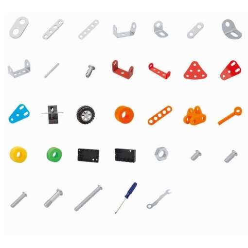 Set constructie - Robotel cu roti, TOBAR, T38281, 5038728144046 - imagine 7
