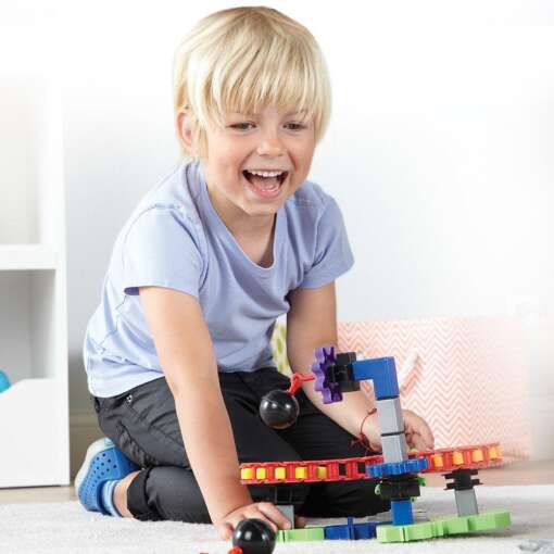 Set de constructie Gears! - Utilaje in miscare, Learning Resources, LER9227, 765023092271 - imagine 6