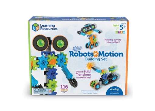 Gears! Gears! Gears! Robotelul in actiune, Learning Resources, LER9228, 765023092288 - imagine 6