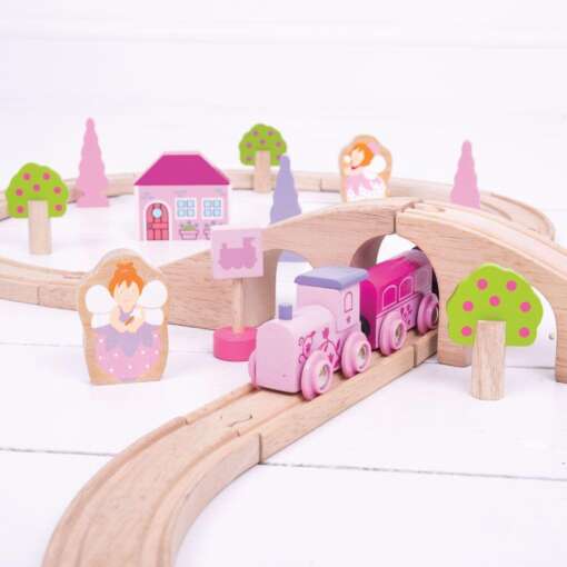 Trenuletul zanelor, BIGJIGS Toys, BJT022, 691621090220 - imagine 6