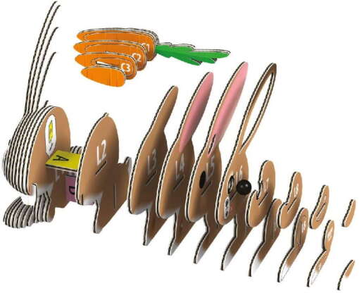 Model 3D - Iepuras, Brainstorm, BD5033, 5060122734981 - imagine 3