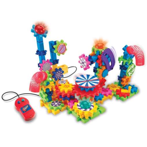 Set motorizat cu rotite Gears Gears, Learning Resources, LER9209, 765023792096 - imagine 2