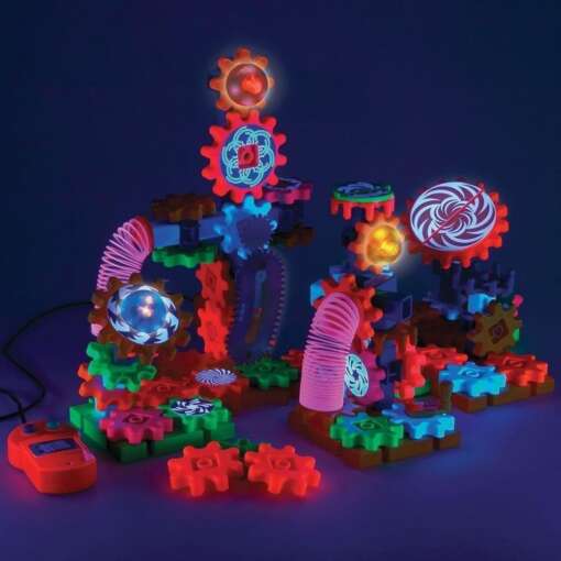 Set motorizat cu rotite Gears Gears, Learning Resources, LER9209, 765023792096 - imagine 3