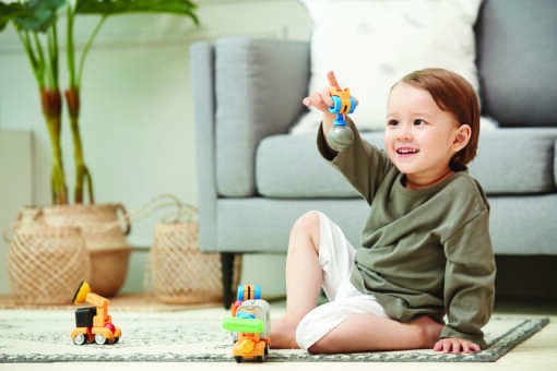 Joc cu magneti Stick-O, Set de construit vehicule, 26 piese - imagine 4