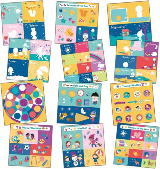 Primul meu calendar cu abtibilduri, Galt, 1105593, 5011979608291 - imagine 4