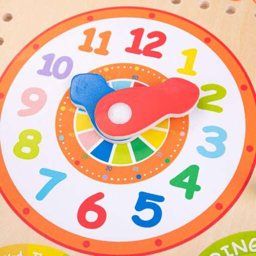 Calendar luni, zile, data si ora, BIGJIGS Toys, BJ526, 691621195260 - imagine 6
