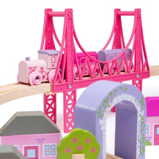 Circuit - Oraselul zanelor (75 piese), BIGJIGS Toys, BJT023, 691621090237 - imagine 7