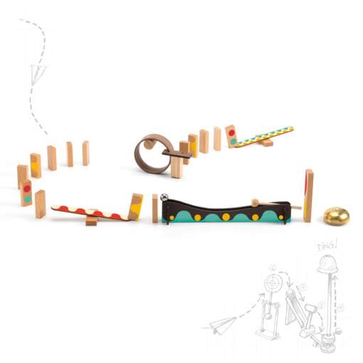 Zig & Go Djeco, set de constructie trasee, 25 piese - imagine 5