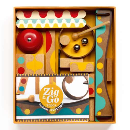 Zig & Go Djeco, set de constructie trasee, 25 piese - imagine 2