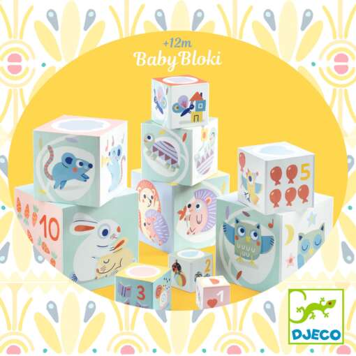 Turn de construit Djeco BabyBloki - imagine 5