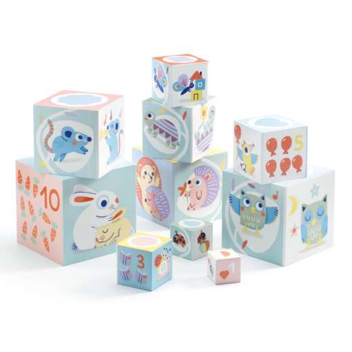 Turn de construit Djeco BabyBloki - imagine 3
