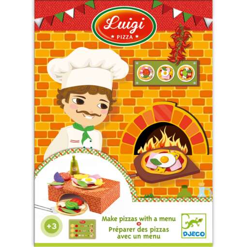 Jucarii Montessori Pizza Luigi, Djeco - imagine 2