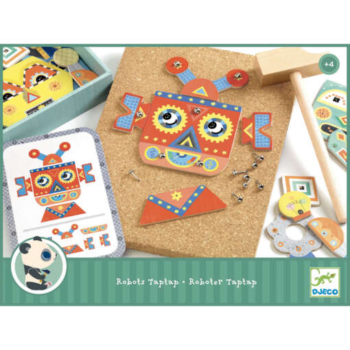 Roboti de asamblat Tap Tap Djeco - imagine 3