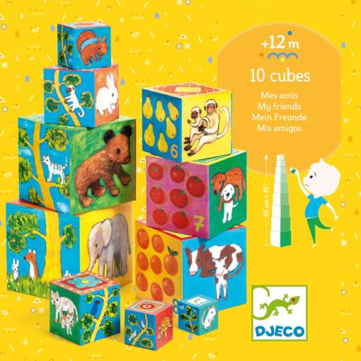 Jucarii Montessori Turn de construit Djeco Copac - imagine 3