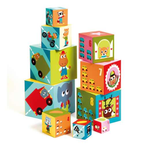 Turn de construit Djeco Masini - imagine 2