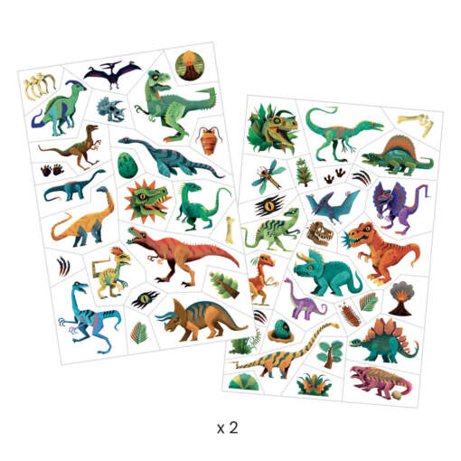 Tatuaje metalice Djeco, Dinozauri - imagine 2