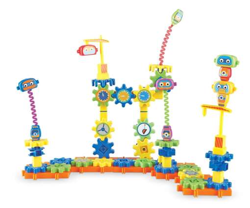 Set de constructie - Gears! Fabrica de robotei, Learning Resources, LER9225, 765023892253