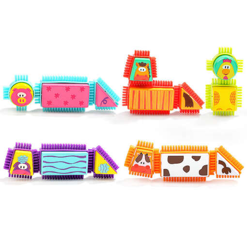 Set de constructie - Animalute de la ferma, Topbright, 120380, 6971325130199 - imagine 5