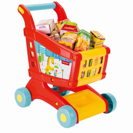 Carucior de cumparaturi cu accesorii, Fisher Price, FP1806, 8690089018069