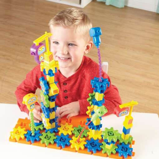 Set de constructie - Gears! Fabrica de robotei, Learning Resources, LER9225, 765023892253 - imagine 7