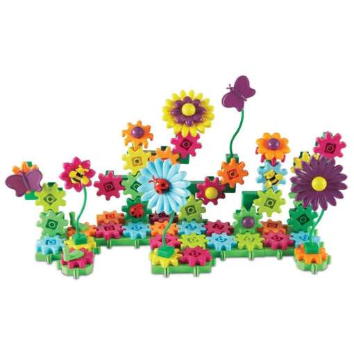 Set de constructie - Gears! Floral, Learning Resources, LER9214-D, 765023092141