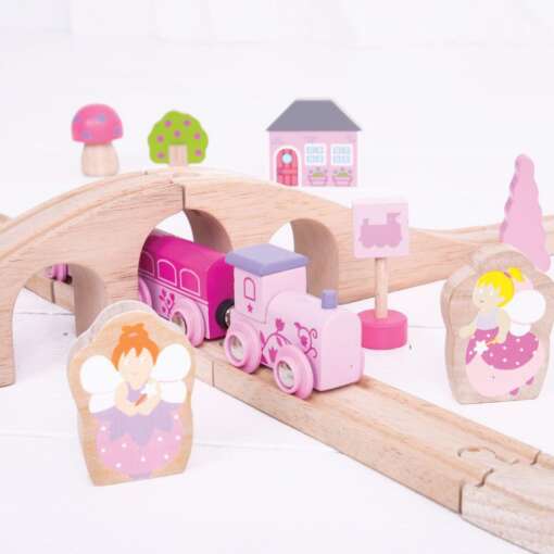 Trenuletul zanelor, BIGJIGS Toys, BJT022, 691621090220 - imagine 3