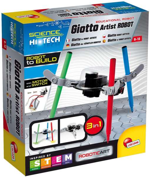 Set constructie STEM -  Robotelul Giotto, LISCIANI, L73238-A, 5949096599188