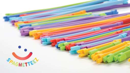 Set de construit cu magnet Spaghetteez 70 piese - imagine 2
