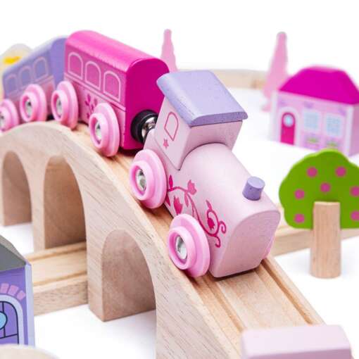 Circuit - Oraselul zanelor (75 piese), BIGJIGS Toys, BJT023, 691621090237 - imagine 10