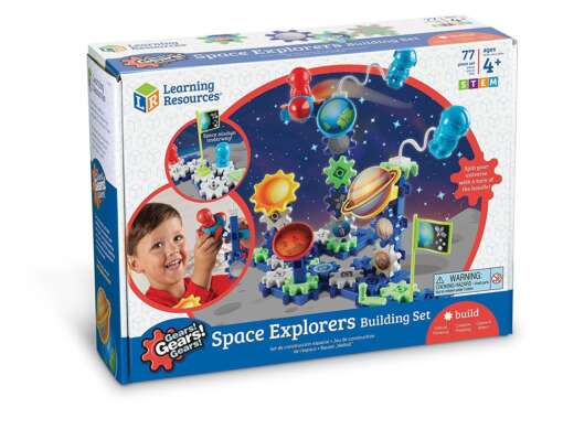 Set de constructie - Gears!  Aventuri in spatiu, Learning Resources, LER9217, 765023092172 - imagine 6