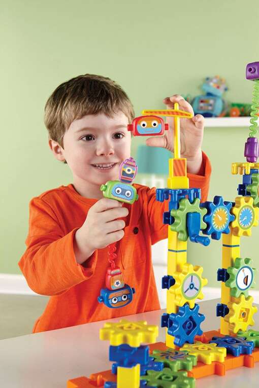 Set de constructie - Gears! Fabrica de robotei, Learning Resources, LER9225, 765023892253 - imagine 5