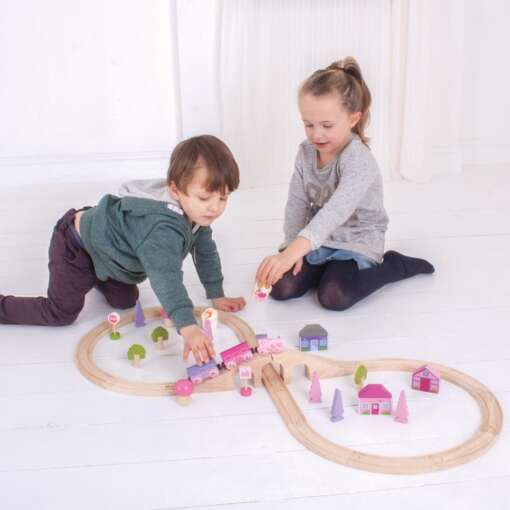 Trenuletul zanelor, BIGJIGS Toys, BJT022, 691621090220 - imagine 11