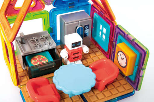 Set de construit Magformers- Bucatarie, 33 piese - imagine 4