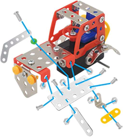 Set constructie - Excavator, TOBAR, T38282, 5038728144053 - imagine 3