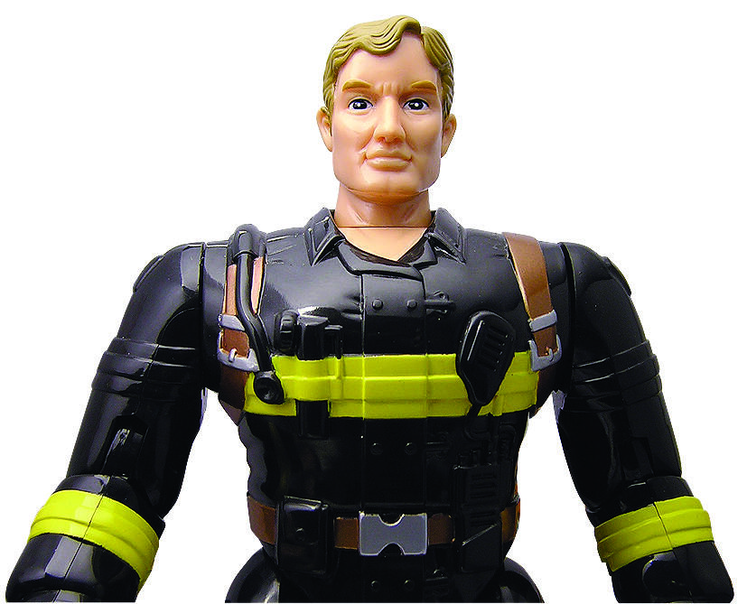 Figurina pompier cu accesorii, Little Learner, 3515T, 5949096599065 - imagine 3