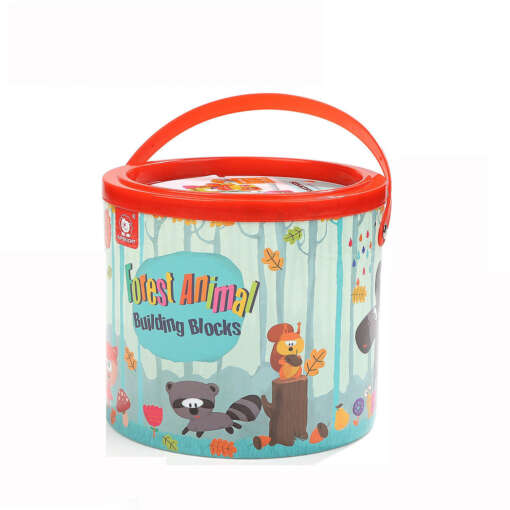 Set de constructie - Animalute din padure, Topbright, 120375, 6971325130380 - imagine 4