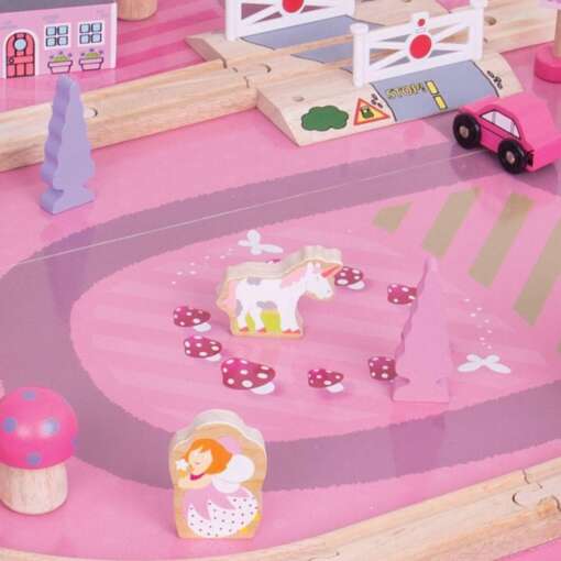 Masuta cu trenuletul magic al zanelor, BIGJIGS Toys, BJT047, 691621090473 - imagine 3