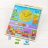 Vremea - Calendar magnetic in limba engleza, BIGJIGS Toys, BJ592, 691621195925